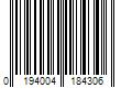 Barcode Image for UPC code 0194004184306