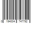 Barcode Image for UPC code 0194004747792