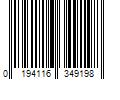 Barcode Image for UPC code 0194116349198