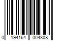 Barcode Image for UPC code 0194164004308