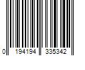 Barcode Image for UPC code 0194194335342