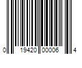 Barcode Image for UPC code 019420000064