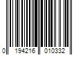 Barcode Image for UPC code 0194216010332