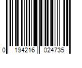 Barcode Image for UPC code 0194216024735