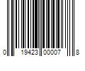 Barcode Image for UPC code 019423000078