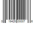 Barcode Image for UPC code 019425000076