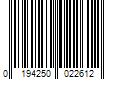 Barcode Image for UPC code 0194250022612