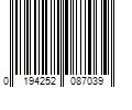 Barcode Image for UPC code 0194252087039