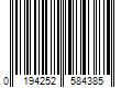 Barcode Image for UPC code 0194252584385