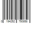 Barcode Image for UPC code 0194252750858