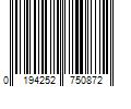 Barcode Image for UPC code 0194252750872