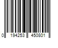 Barcode Image for UPC code 0194253450801