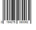 Barcode Image for UPC code 0194275080062. Product Name: 