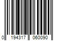 Barcode Image for UPC code 0194317060090