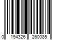 Barcode Image for UPC code 0194326260085