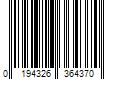 Barcode Image for UPC code 0194326364370