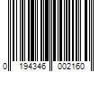 Barcode Image for UPC code 0194346002160