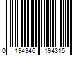 Barcode Image for UPC code 0194346194315