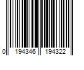 Barcode Image for UPC code 0194346194322