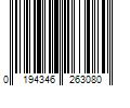 Barcode Image for UPC code 0194346263080