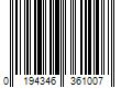 Barcode Image for UPC code 0194346361007