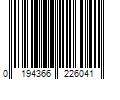 Barcode Image for UPC code 0194366226041