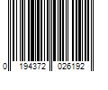 Barcode Image for UPC code 0194372026192