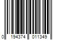 Barcode Image for UPC code 0194374011349