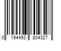 Barcode Image for UPC code 0194493804327