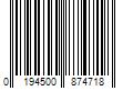 Barcode Image for UPC code 0194500874718