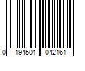 Barcode Image for UPC code 0194501042161