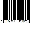 Barcode Image for UPC code 0194501221672