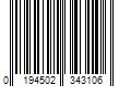 Barcode Image for UPC code 0194502343106