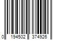 Barcode Image for UPC code 0194502374926