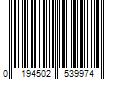 Barcode Image for UPC code 0194502539974