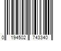 Barcode Image for UPC code 0194502743340