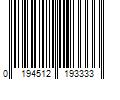 Barcode Image for UPC code 0194512193333