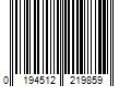 Barcode Image for UPC code 0194512219859