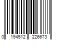 Barcode Image for UPC code 0194512226673