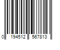 Barcode Image for UPC code 0194512567813