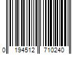 Barcode Image for UPC code 0194512710240