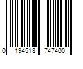 Barcode Image for UPC code 0194518747400