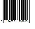 Barcode Image for UPC code 0194622809810