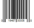 Barcode Image for UPC code 019467000058