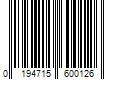 Barcode Image for UPC code 0194715600126