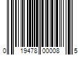 Barcode Image for UPC code 019478000085