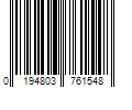 Barcode Image for UPC code 0194803761548