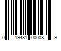 Barcode Image for UPC code 019481000089