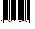 Barcode Image for UPC code 0194812442704