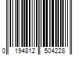 Barcode Image for UPC code 0194812504228